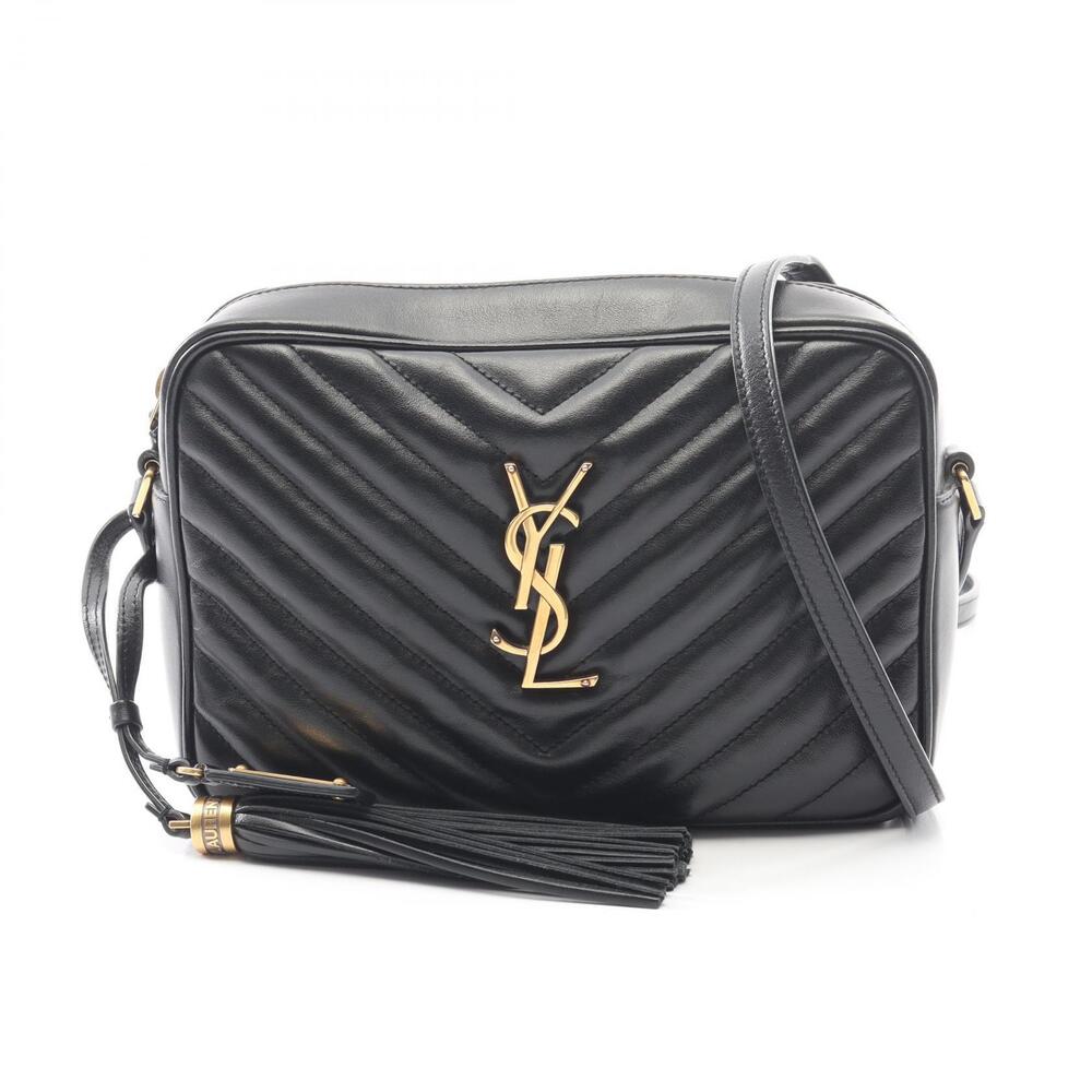 Saint Laurent Paris LOU CAMERA BAG Leather Shoulder Black - Picture 1 of 7